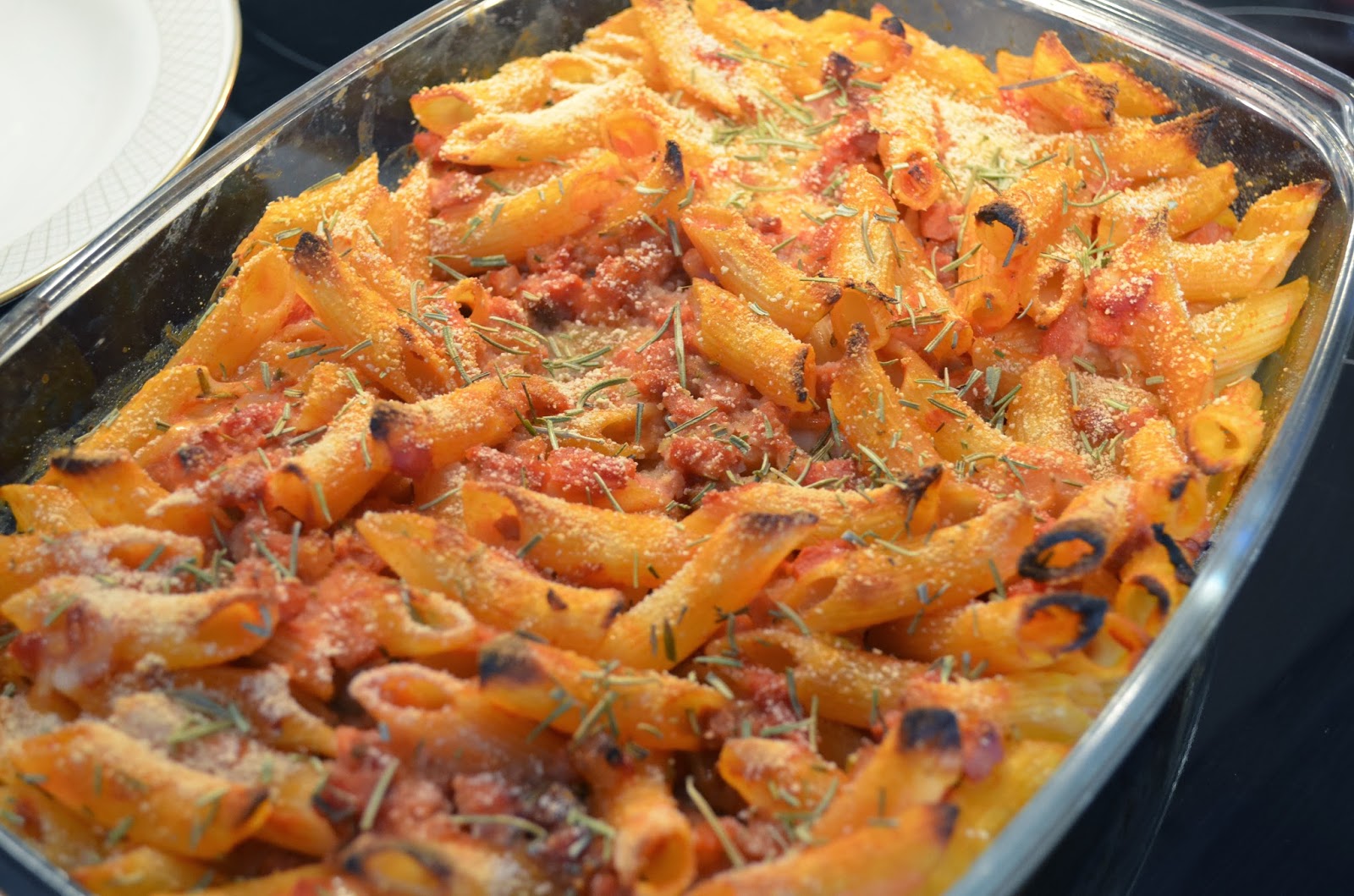 Rosemary Pasta Bake ~ Stuff and Spice