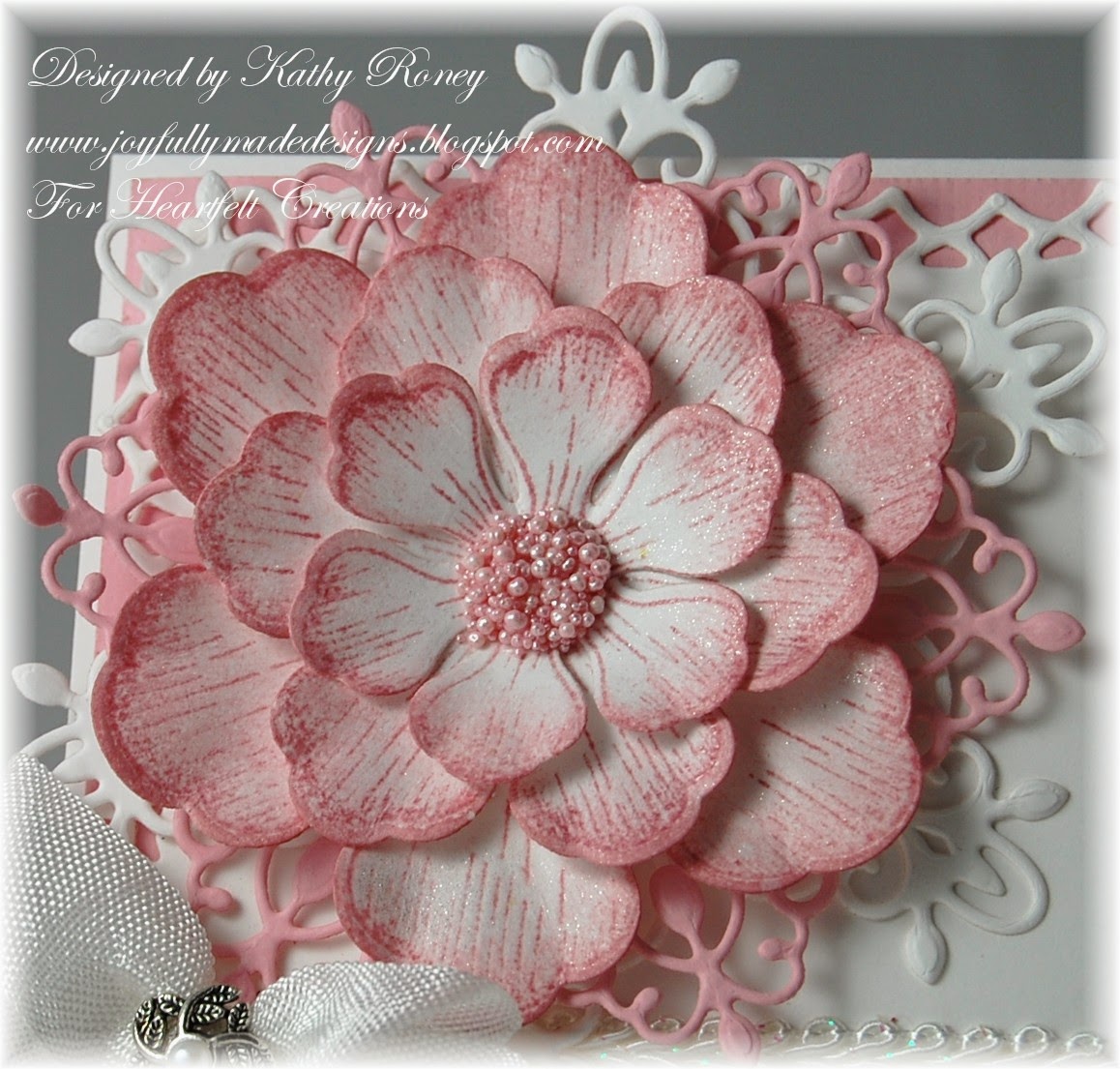 Joyfully Made Designs: Pink Arianna Blooms - Heartfelt Creations