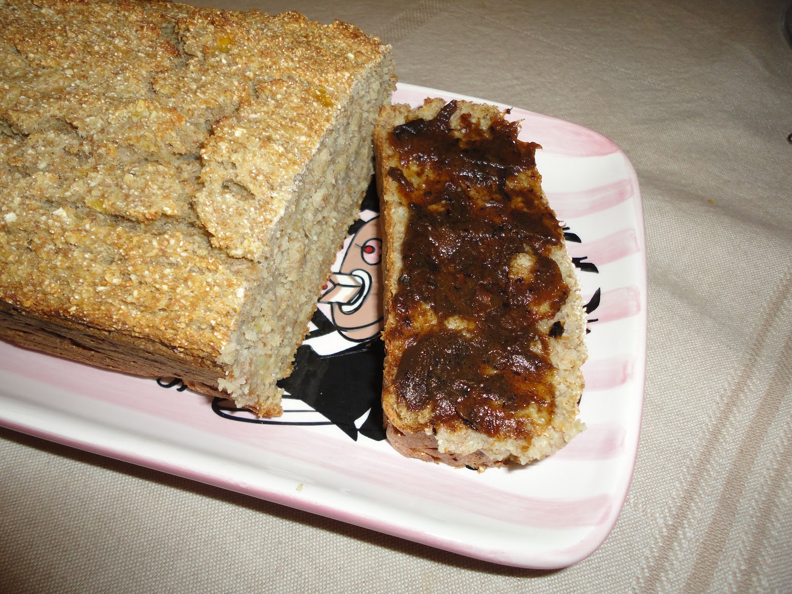 Vegans Eat Yummy Food Too!!! Okara Apple Banana Loaf
