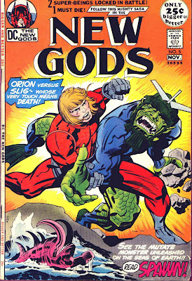 New Gods v1 #5 dc bronze age comic book cover art by Jack Kirby