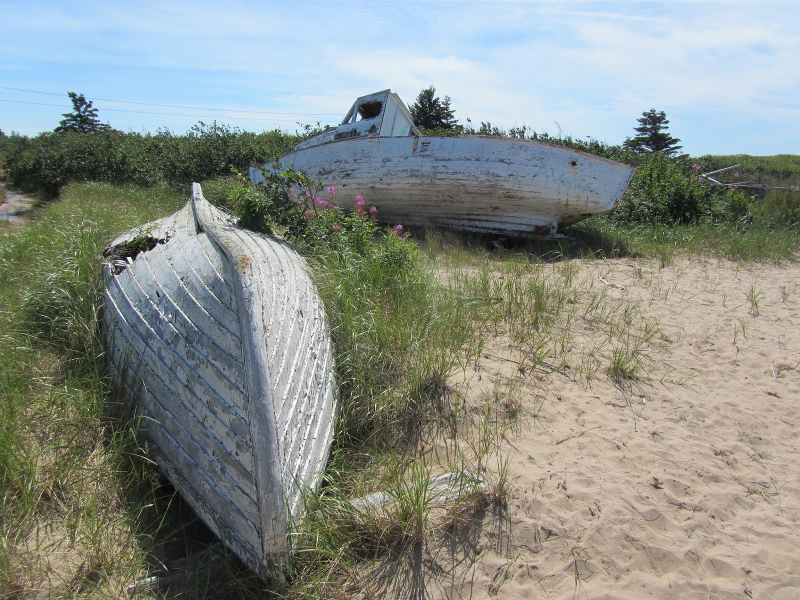 Lise et Pierre sur la route Natashquan et Kegaska