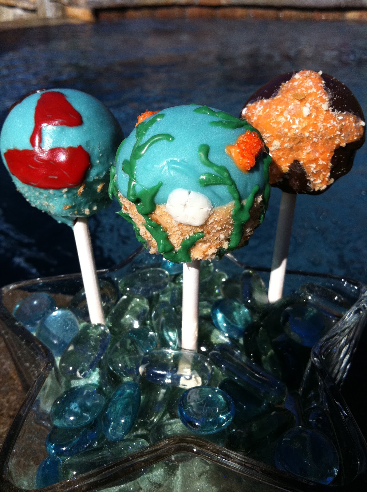 Cake Pop Queens Seastar and Sand dollar Cake Pops