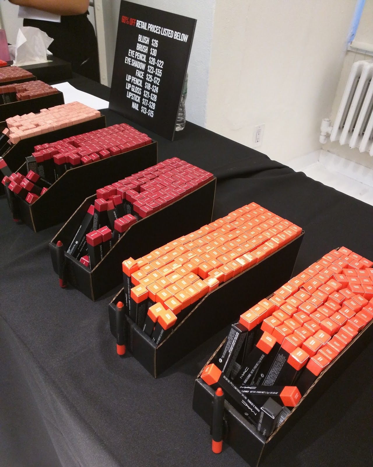 nyc day with mini me mac sample sale haul le hoarder mac sample sale