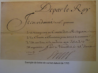 "Lettre de cachet (1703)" by Tangopaso - Own work. Licensed under Public Domain via Wikimedia Commons - http://commons.wikimedia.org/wiki/File:Lettre_de_cachet_(1703).jpg#/media/File:Lettre_de_cachet_(1703).jpg