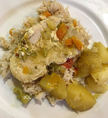 Instant Pot Frozen Chicken and Potatoes at Julie's Creative Lifestyle