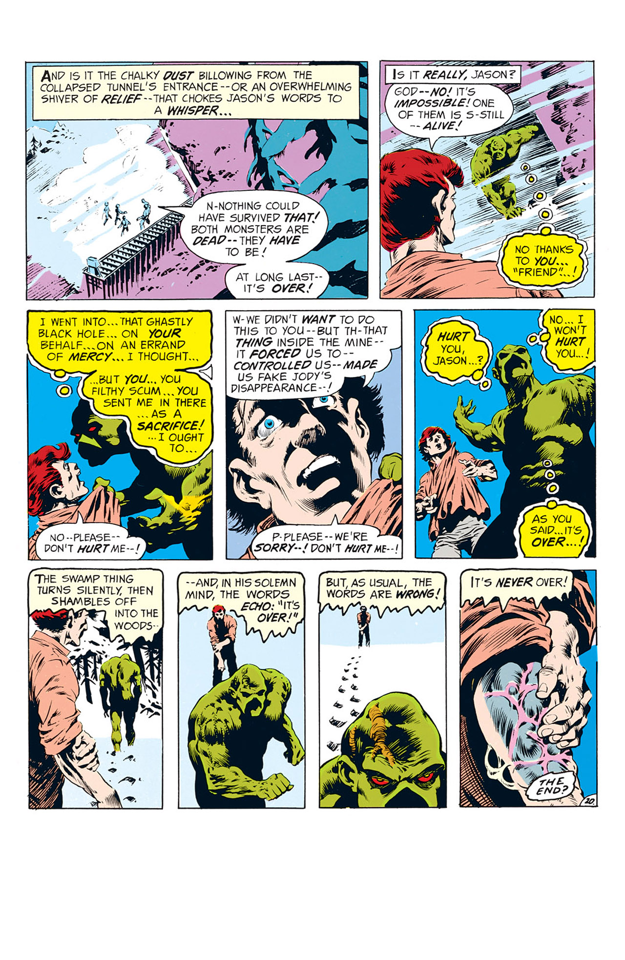 Read online Swamp Thing (1972) comic -  Issue #8 - 21