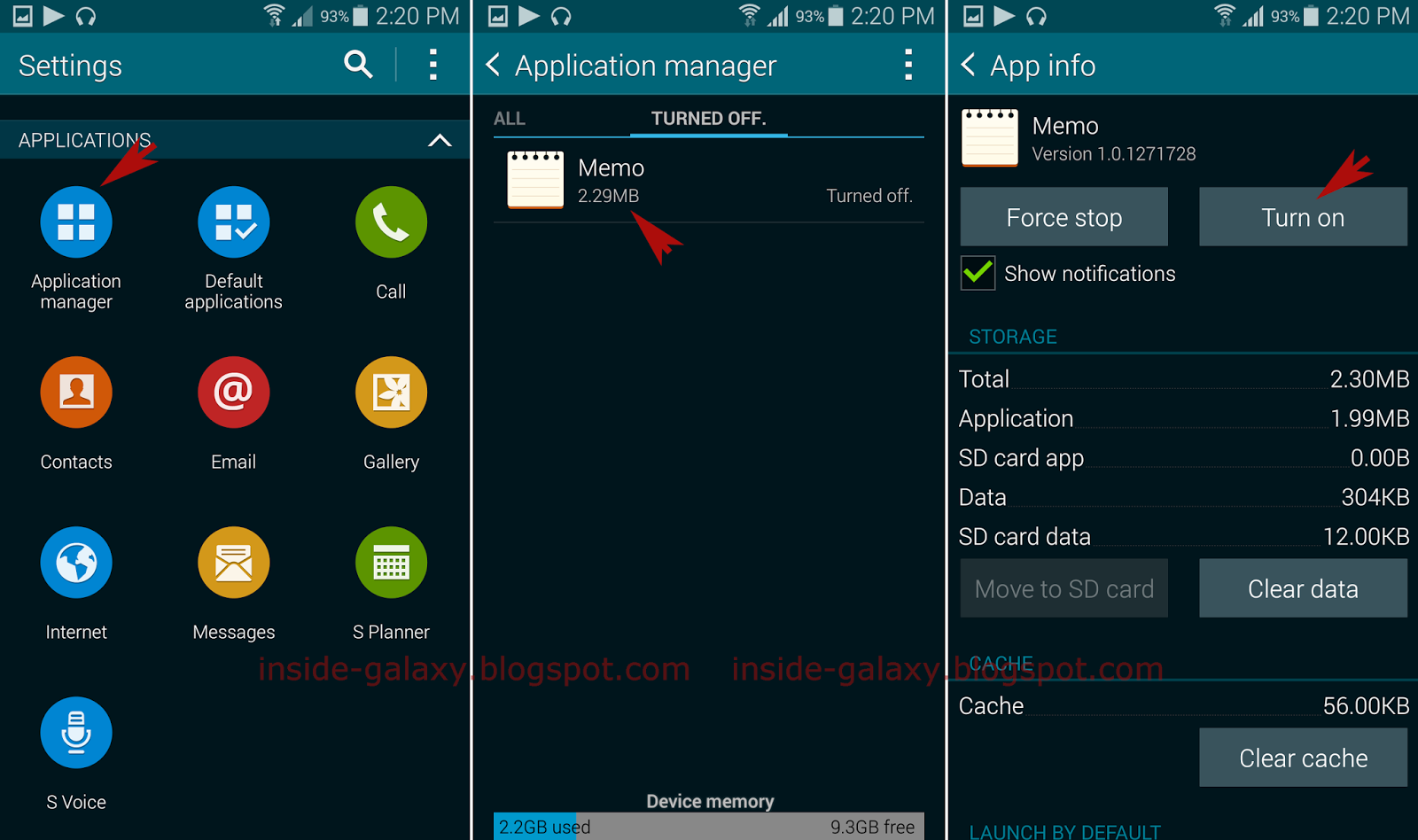 Inside Galaxy Samsung Galaxy S5 How to Disable and Enable the Stock