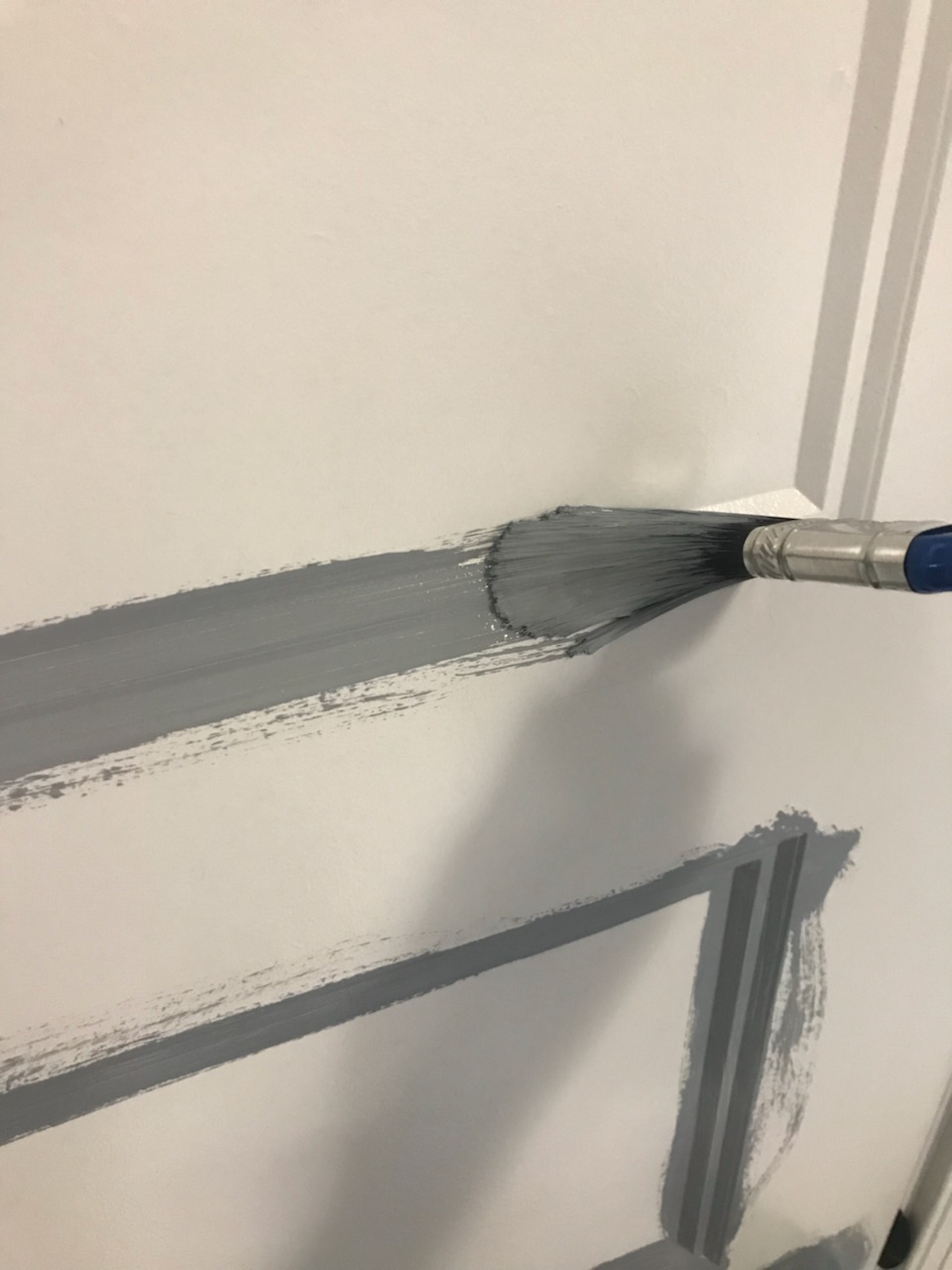 Steps for painting doors in a house