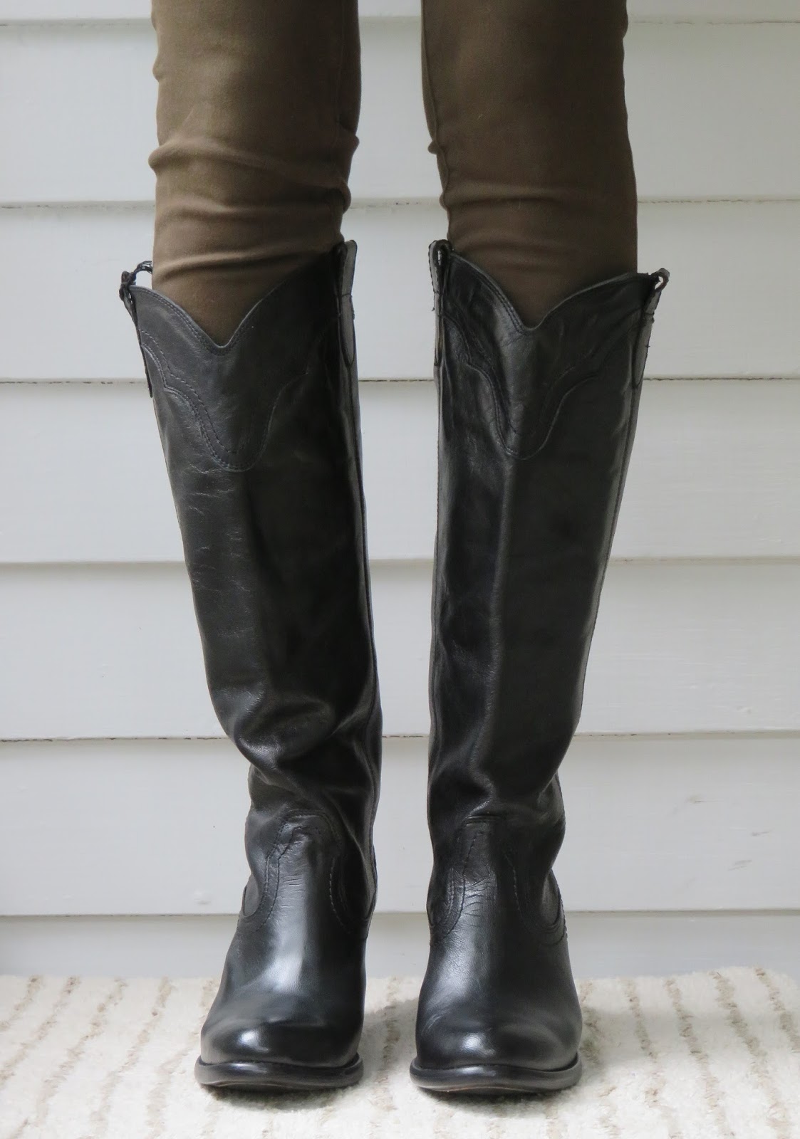 Howdy Slim! Riding Boots for Thin Calves: Frye Tabitha Pull On Tall