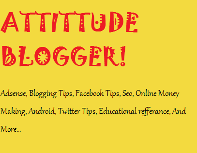 Attittude Blogger!