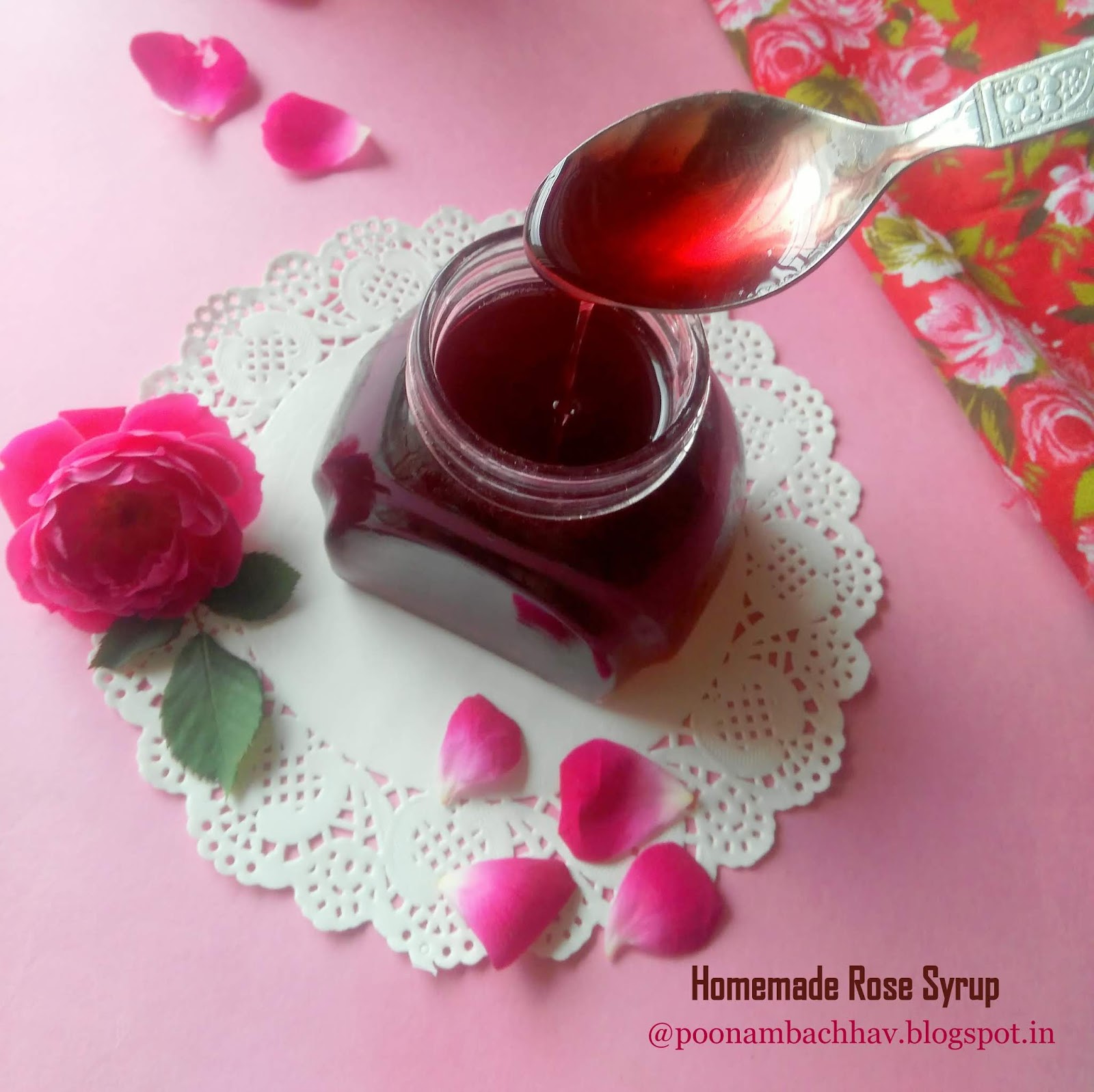 Annapurna Homemade Rose Syrup