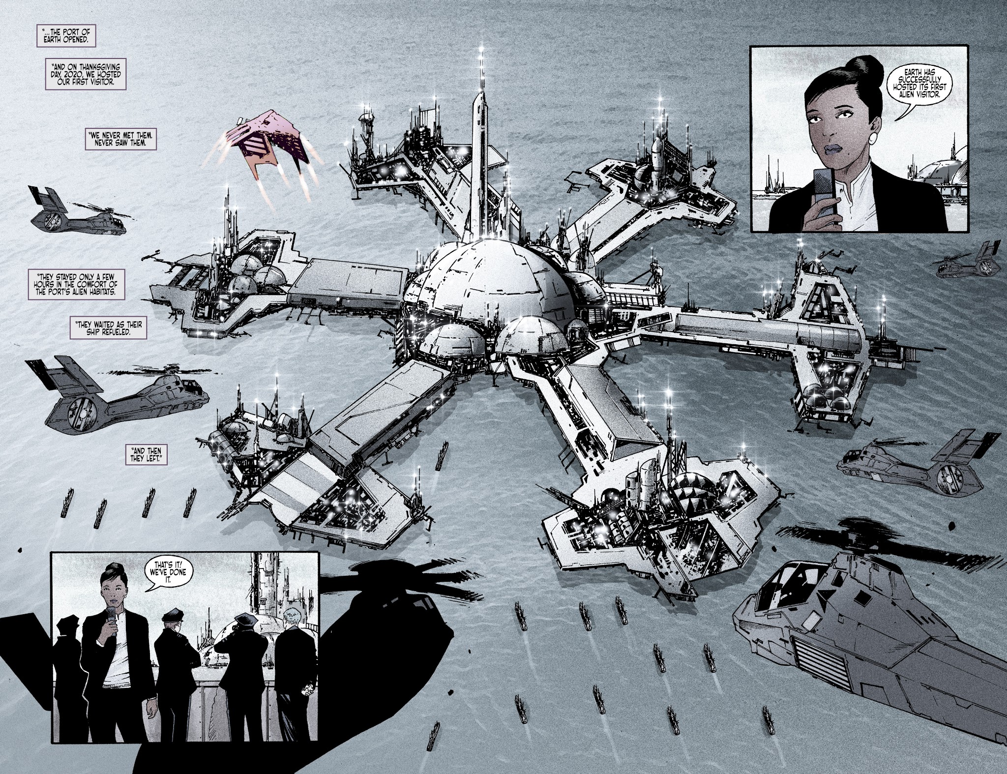 Read online Port of Earth comic -  Issue #1 - 7