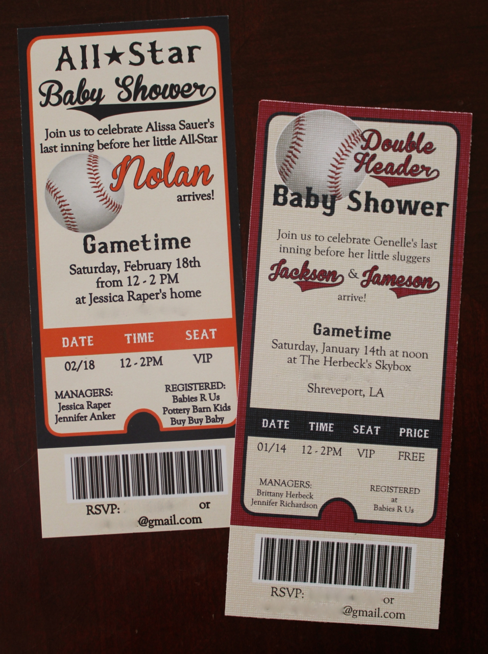 Sew In Love: Baseball Baby Shower