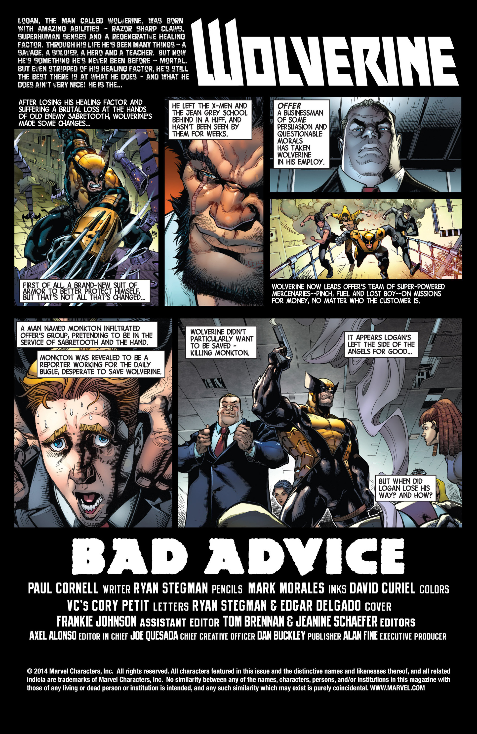 Read online Wolverine (2014) comic -  Issue #2 - 2