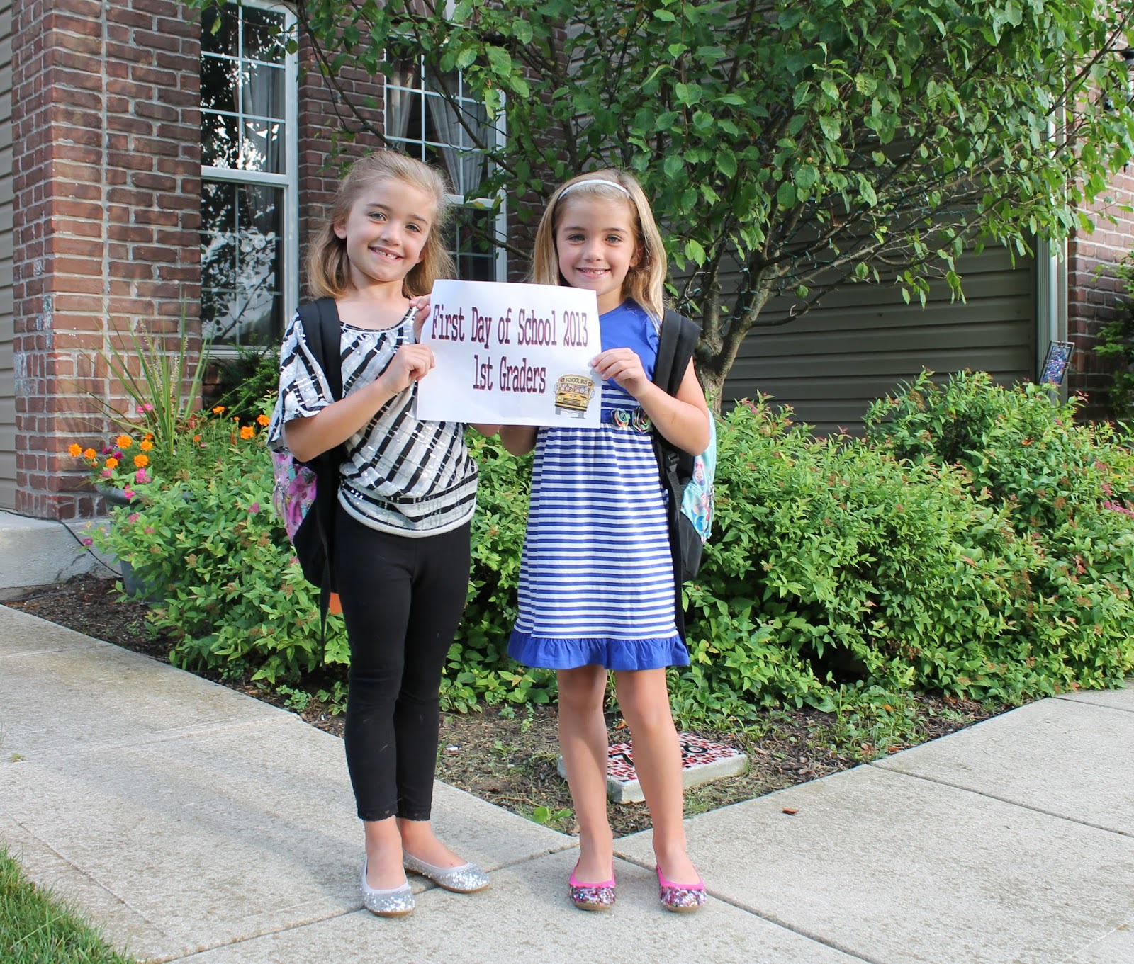 THE WARNER FAMILY First Day of School