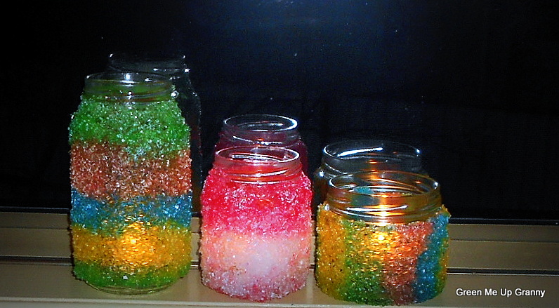 Green Me Up Granny Recycling Jars Tutorial