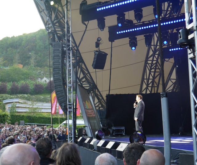 Eddie Izzard at the Eden Project with his 'Force Majeure' Tour
