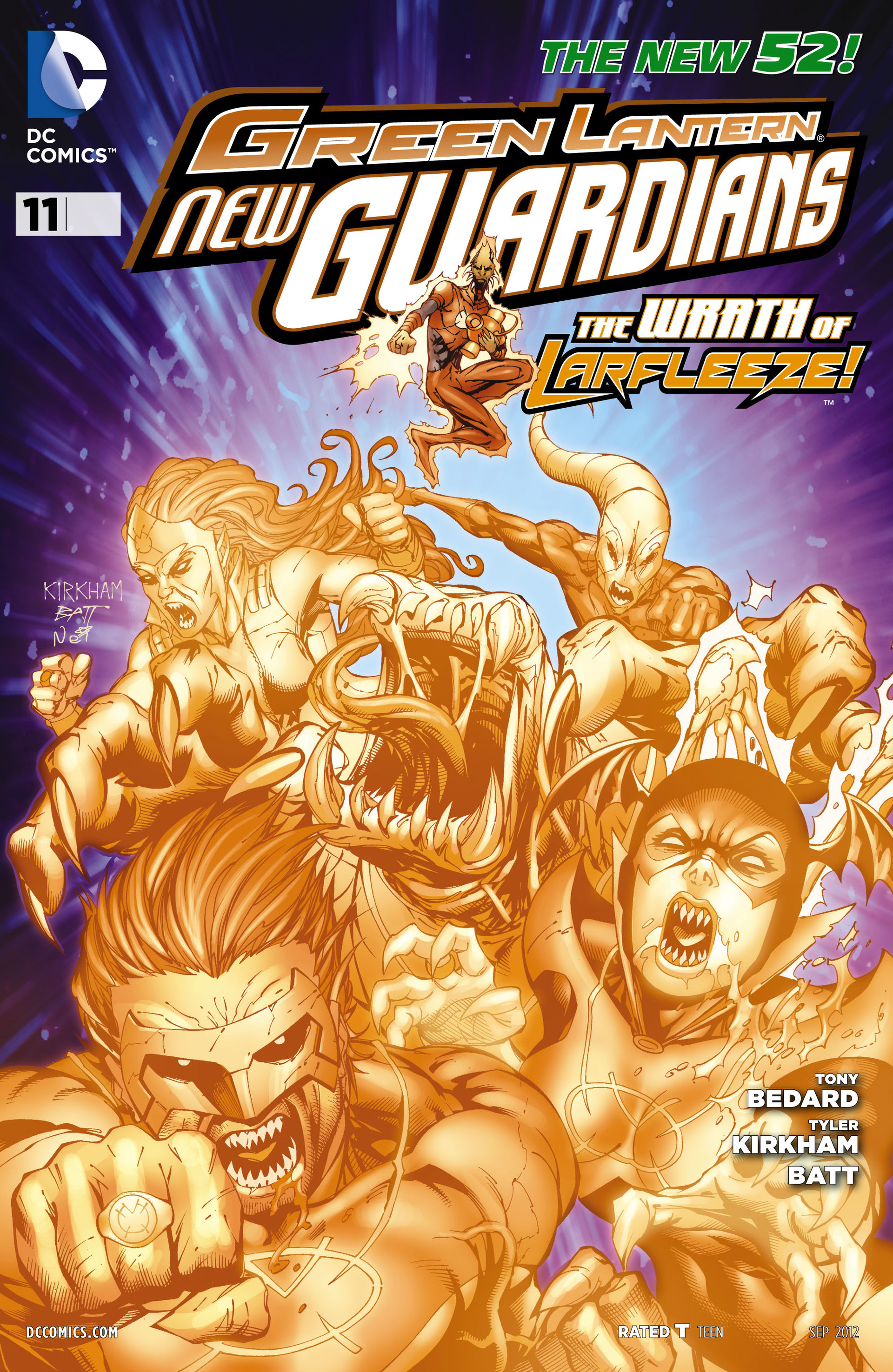 Read online Green Lantern: New Guardians comic -  Issue #11 - 1