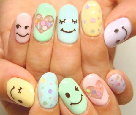 pastel nails