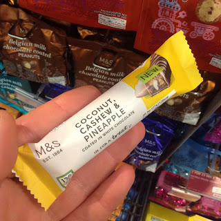 marks and spencer coconut cashew pineapple bar