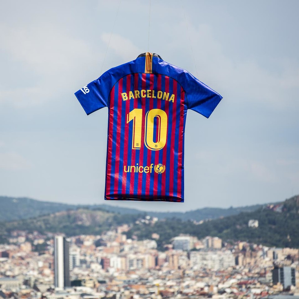 barcelona jersey font