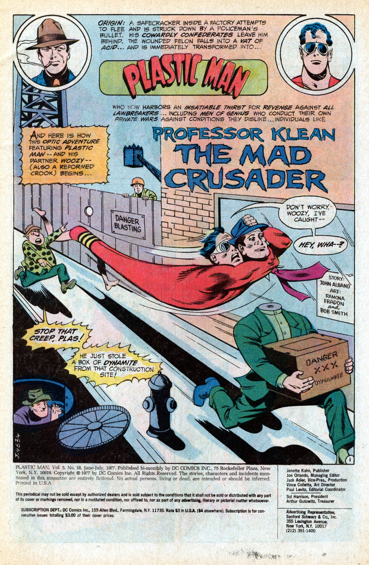 Read online Plastic Man (1976) comic -  Issue #18 - 3