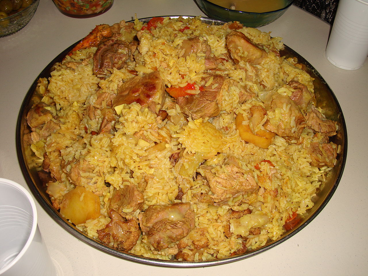 Арабский плов Маклюбе
