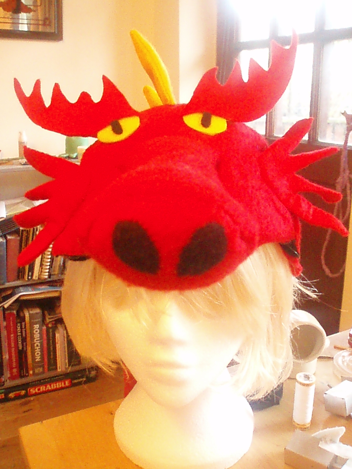 Whimsical Frippery Melancholy dragon hat