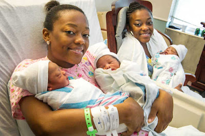 Twin Sisters Shaakira White and Zaakira Mitchell Give Birth At Same Time