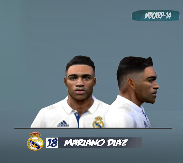 Ultigamerz Pes 6 Mariano Diaz Real Madrid Face Update