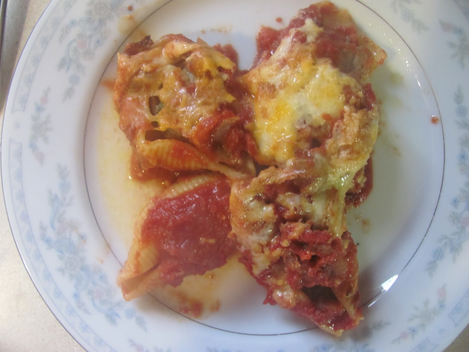 Healthy Choices: Baked Sausage-Stuffed Shells