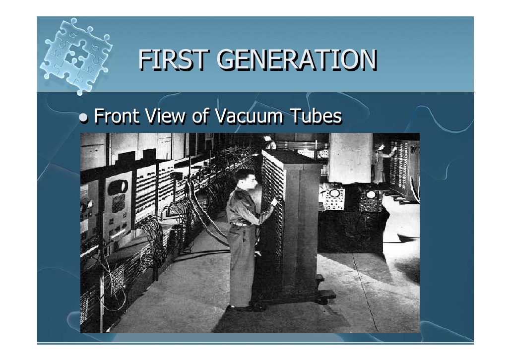 computers First Generation