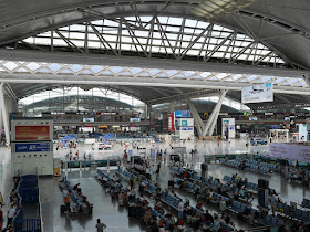 Guangzhou South Railway Station departure hall