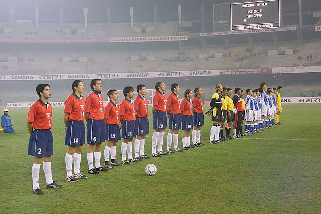 Chile y Japón XI en Millenium Super Soccer Cup (Sahara Cup), 13 de enero de 2001