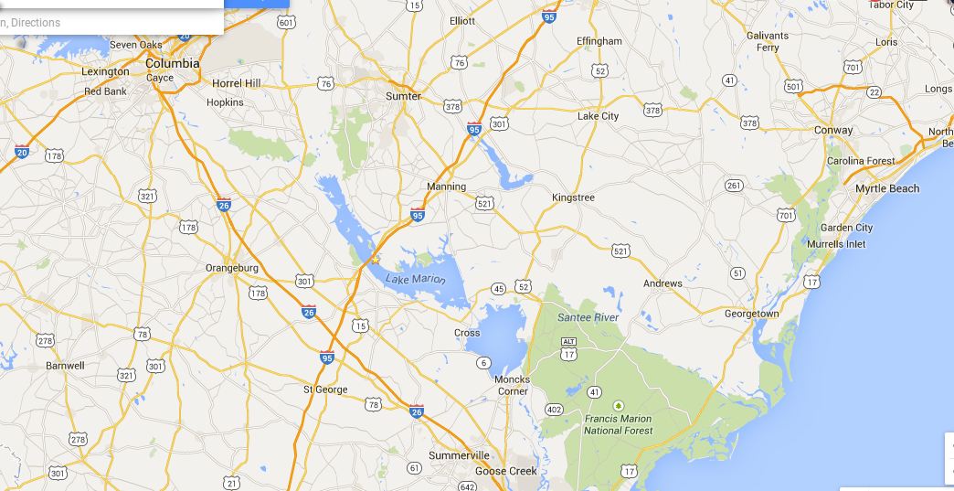 Summerton S.C. Blog Rivers Near Summerton, S.C., that flow into Lake Marion