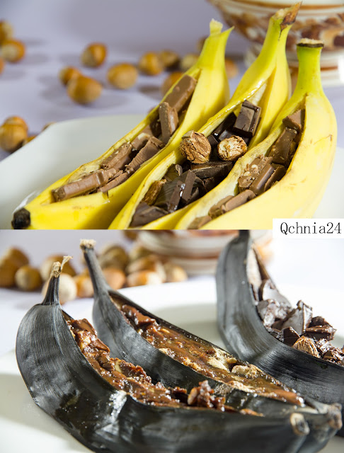 deser bananowy pieczone banany