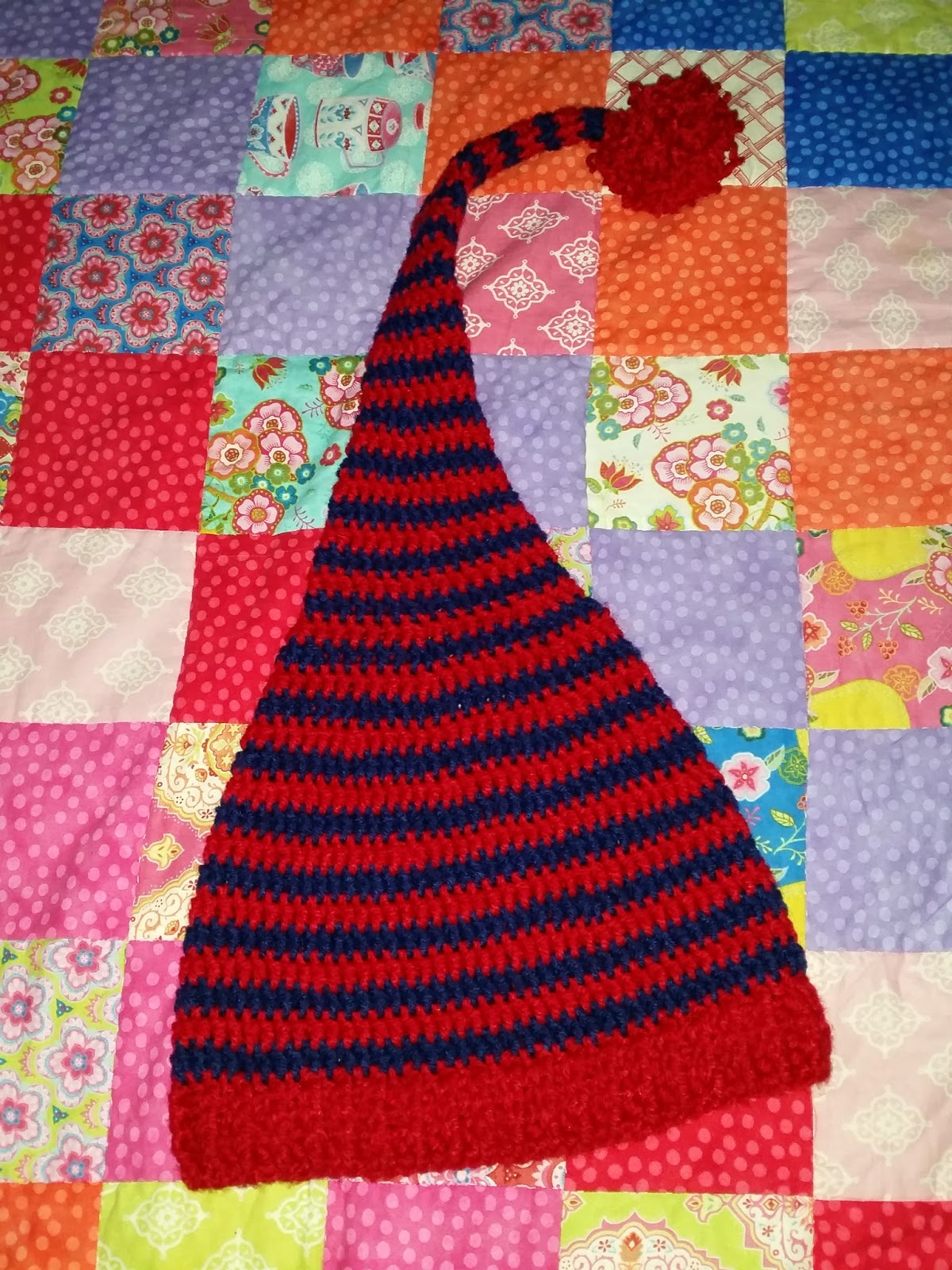 Arañito tejedor Gorro de gnomo en crochet