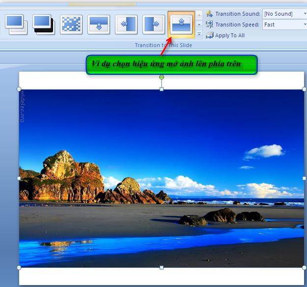Tạo hiệu ứng cho ảnh và chữ trong slide ở Microsoft Office PowerPoint ...