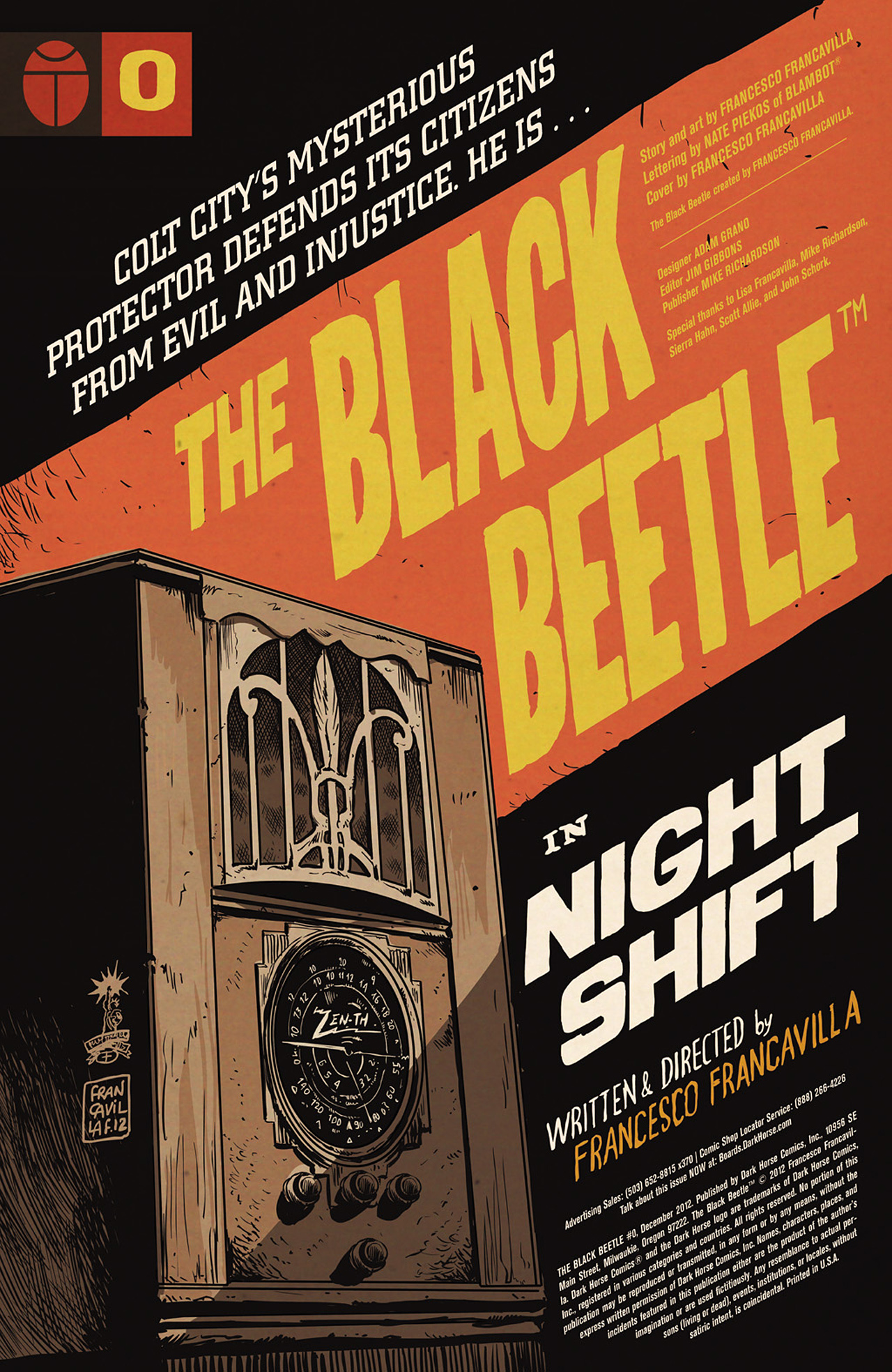 Read online The Black Beetle comic -  Issue #0 - 2