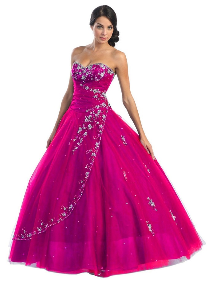 VERSATILITY OF MEDIUM LENGTH HAIRCUT PRINCESS PROM DRESSES WILL GIVE