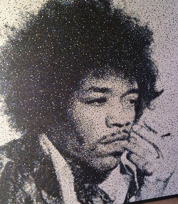 hendrix hole punch portrait