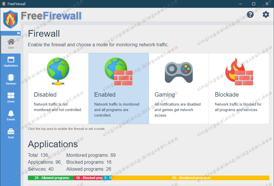 Windows 무료 방화벽 Evorim Free Firewall 스포 없는 소신 리뷰