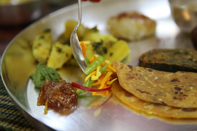 Thali by Jyoti Vora, Bombay supper club via Authenticook pic: Kerstin Rodgers/msmarmitelover.com