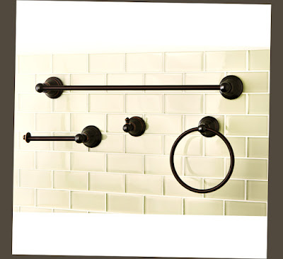 Oil Rubbed Bronze Bathroom Accessories Set 4 Pieces for Modern Design Photo 005