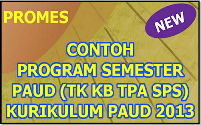 Contoh Program Semester PAUD Kurikulum 2013 Terbaru