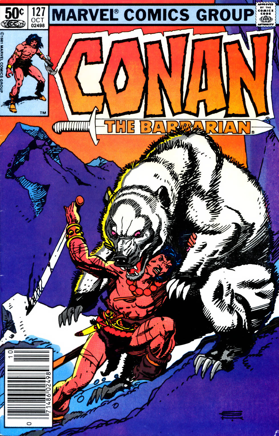 Read online Conan the Barbarian (1970) comic -  Issue #127 - 1