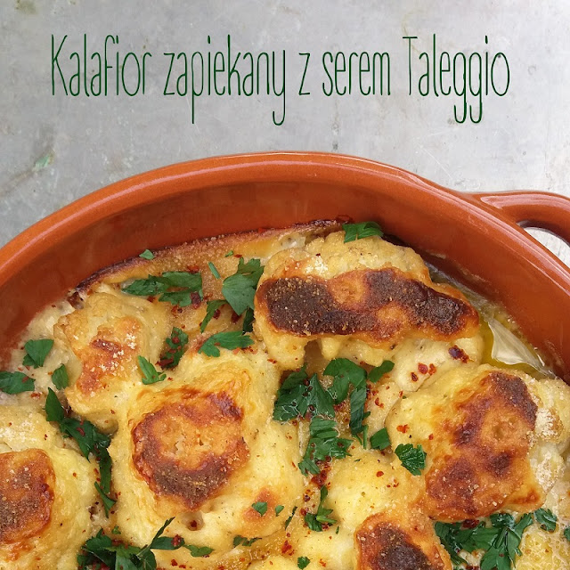 Kalafior zapiekany z serem Taleggio