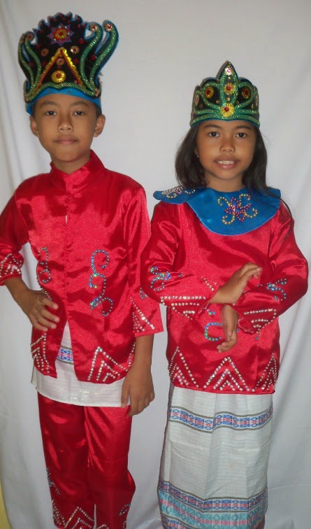 BA 035 Baju  Adat  Sumatera Selatan Pakaian  Adat  Anak 