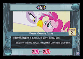 My Little Pony Mean Meanie Pants Premiere CCG Card
