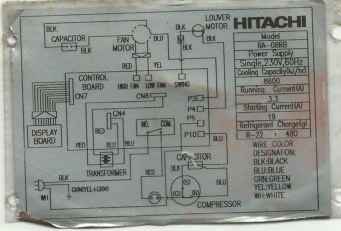 Wiring Diagram Of Aircon Window Type